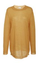 Red Valentino Oversized Longline Knit Top