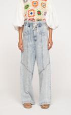 Moda Operandi Sea Dax Acid Wash High-rise Wide-leg Pants