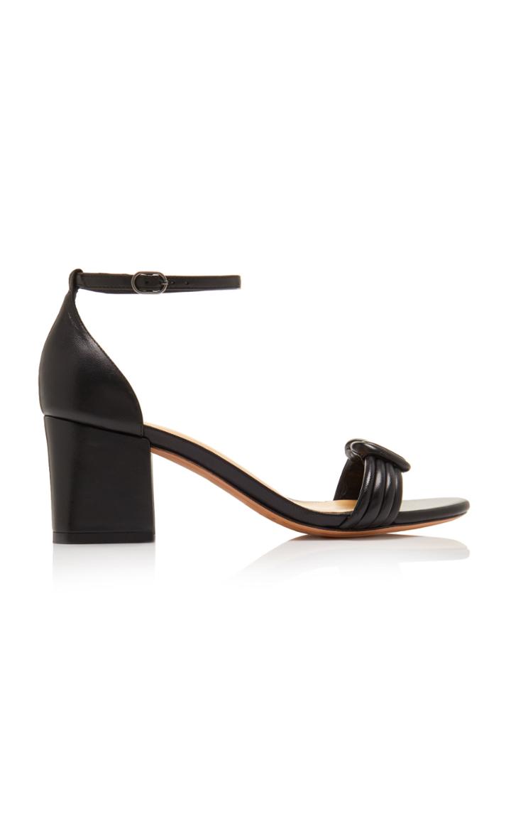 Alexandre Birman Vicky Knotted Leather Sandals Size: 35.5