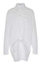 Tome Tie Front Cotton Shirt