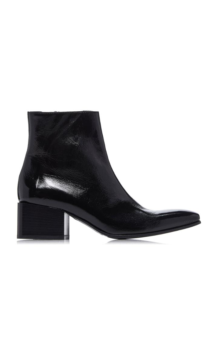 Acne Studios Jensen Smallgrain Patent Leather Boot