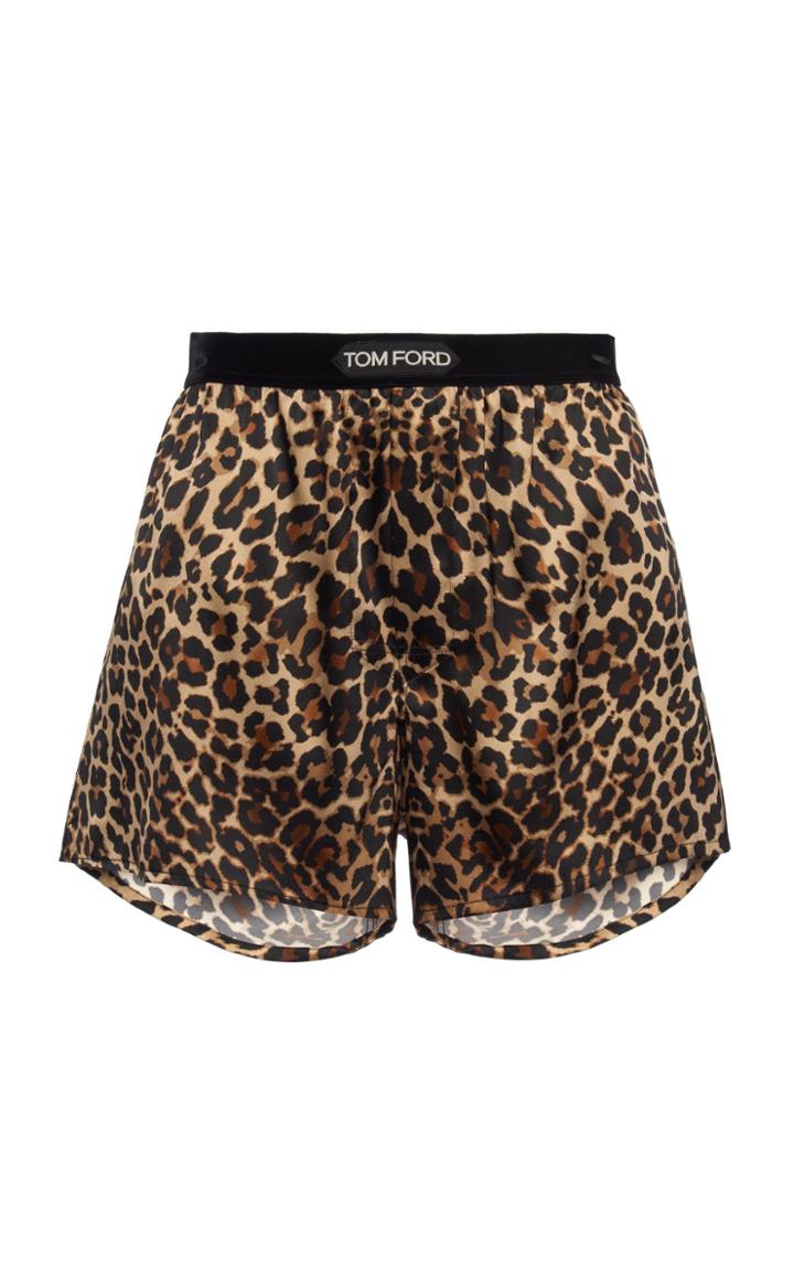 Moda Operandi Tom Ford 3m Leopard Printed Silk-satin Shorts