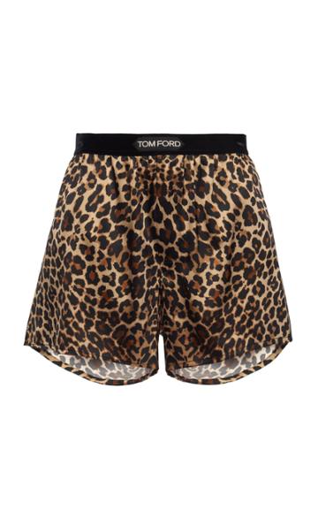 Moda Operandi Tom Ford 3m Leopard Printed Silk-satin Shorts