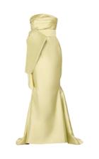 Bambah Green Cacti Bow Gown
