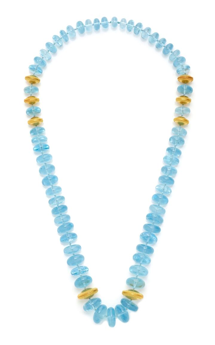 Moda Operandi Loren Nicole 22k Yellow Gold Golden Banded Necklace