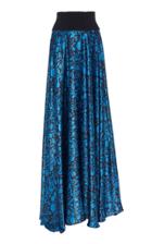 Zac Posen Floral-print Silk Maxi Skirt