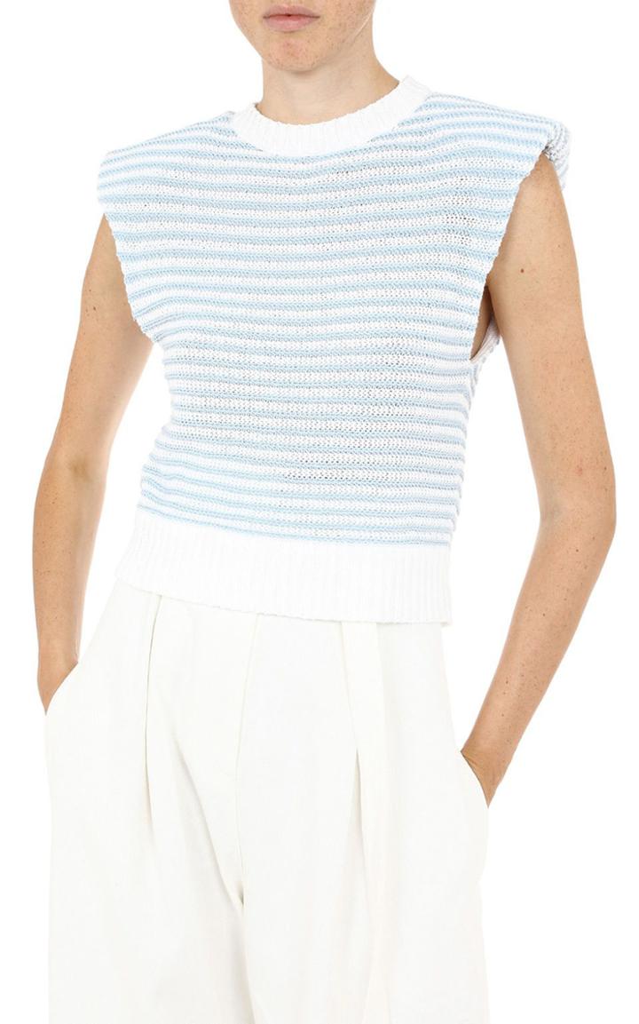 Moda Operandi Philosophy Di Lorenzo Serafini Sleeveless Cotton Blend Sweater