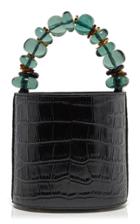 Moda Operandi Lizzie Fortunato Florent Croc-effect Leather Top Handle Bag