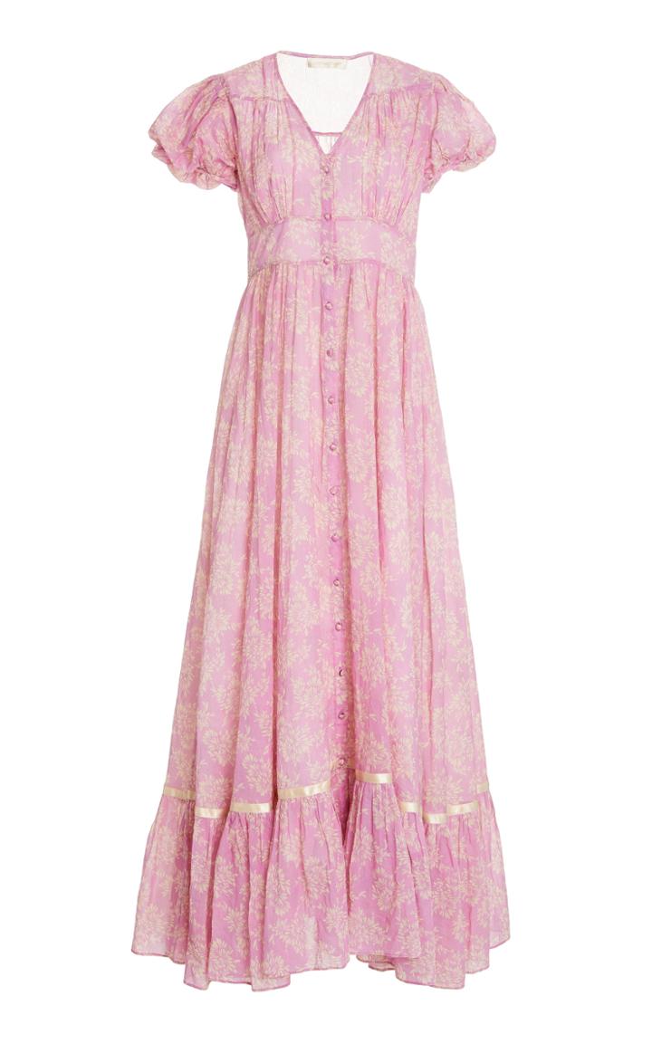 Moda Operandi Loveshackfancy Briony Floral Cotton Dress