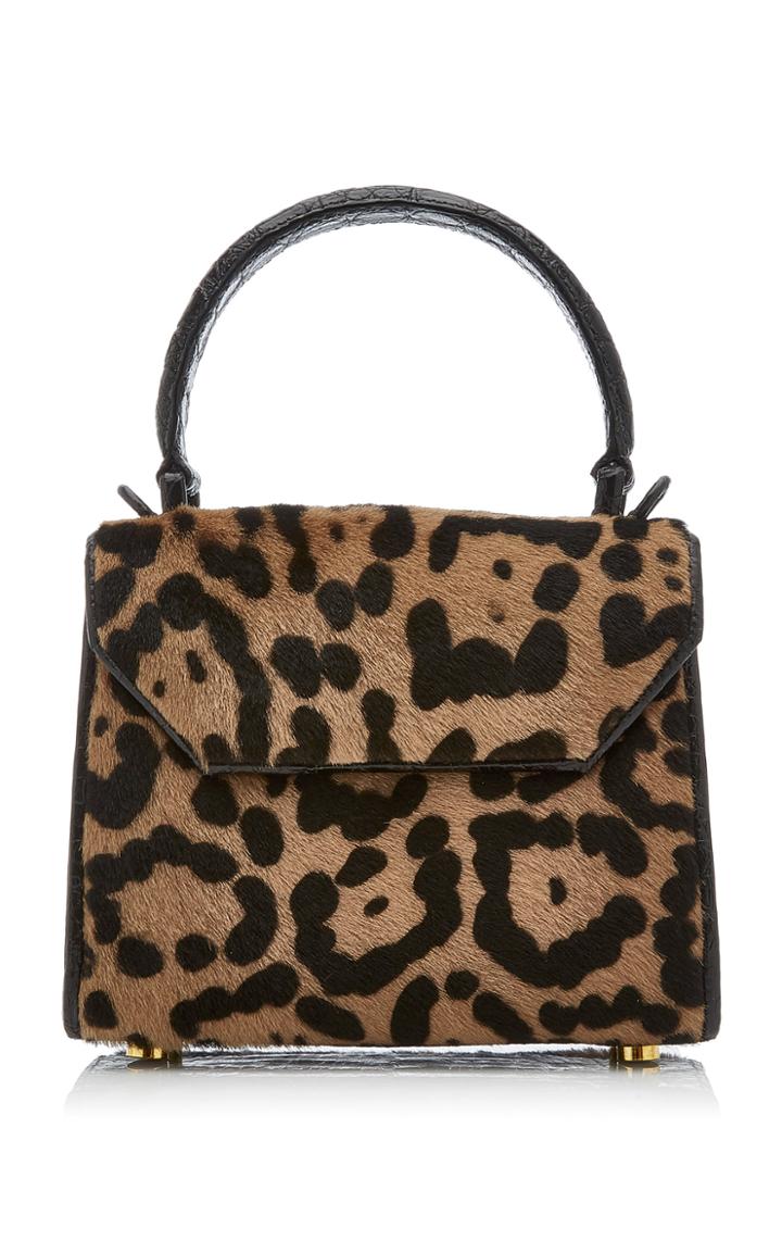 Moda Operandi Nancy Gonzalez Lily Mini Animal Print Crocodile Top Handle Bag