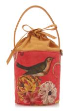 Glorinha Paranagua Bird Velvet Elba Bag