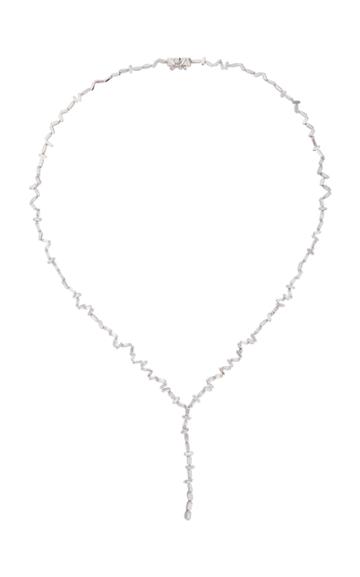Suzanne Kalan 18k White Gold And Diamond Necklace