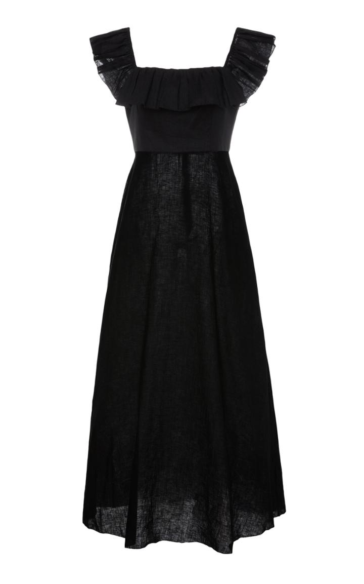 Zimmermann Fiesta Ruffled Cotton Maxi Dress