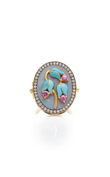 Holly Dyment Triple Flower Ring