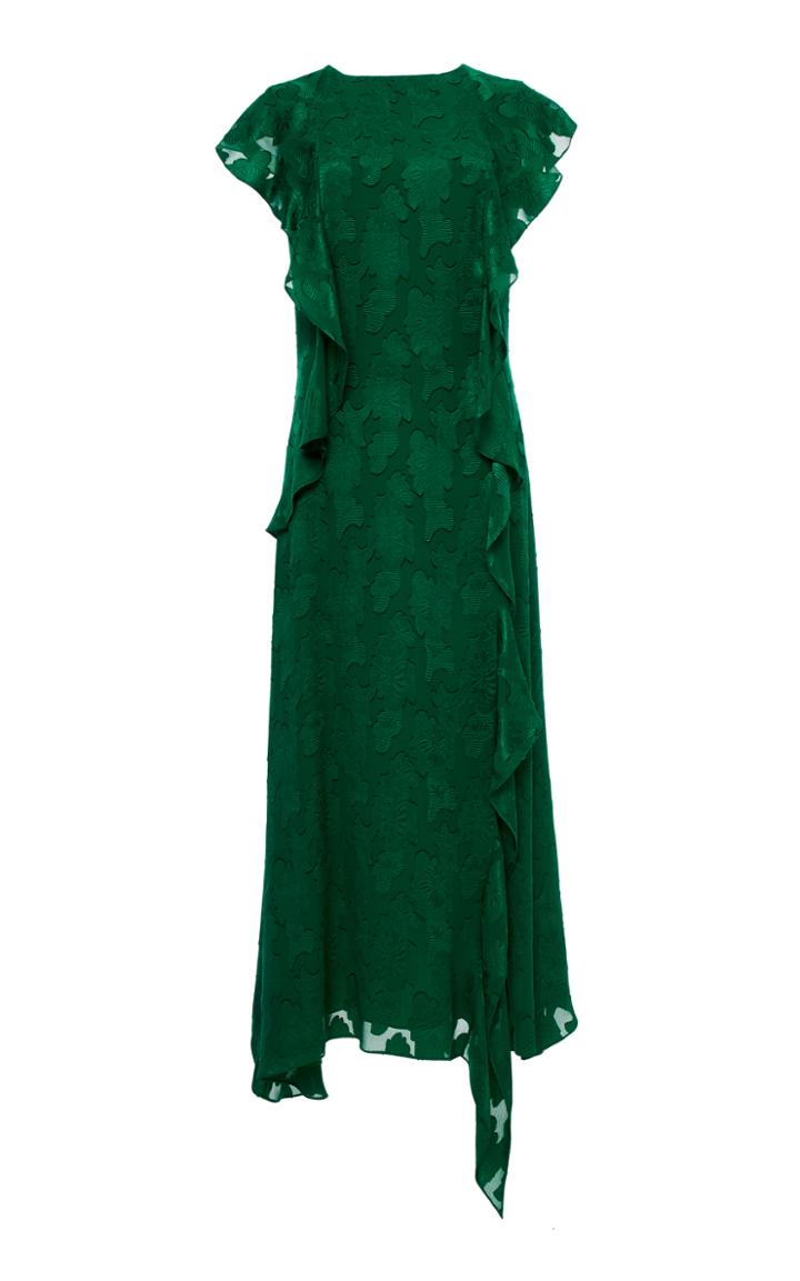 Prabal Gurung Mcewan Cascading Ruffle Dress