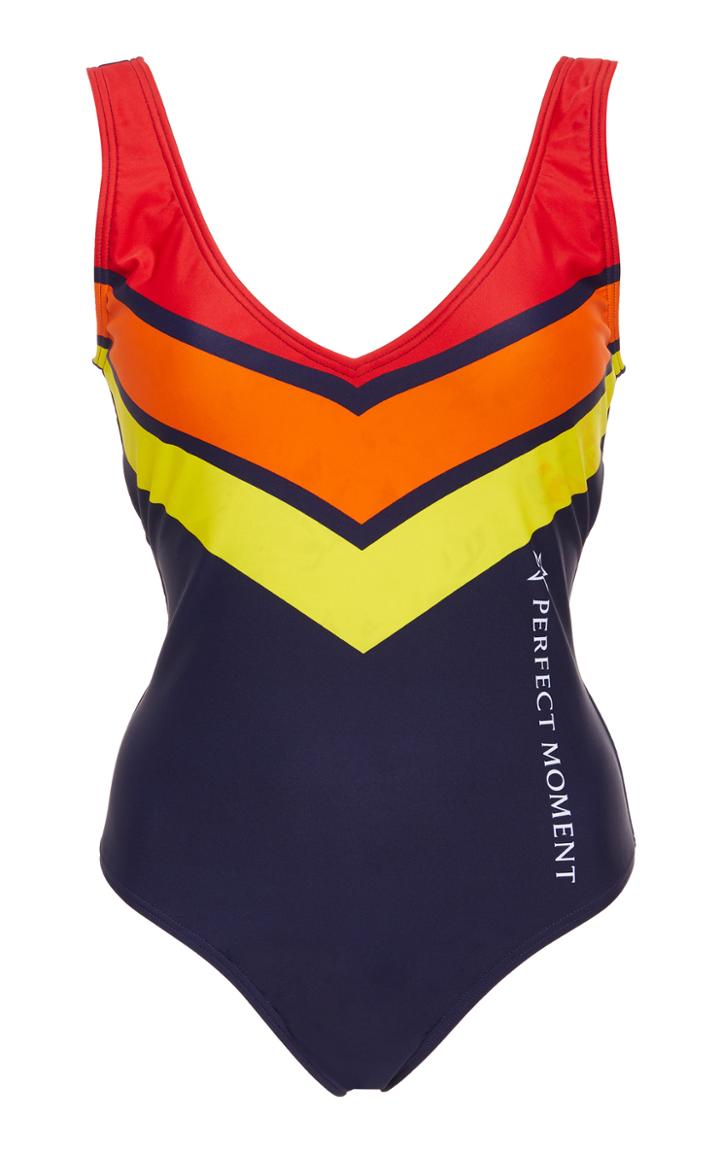 Perfect Moment Chevron One Piece Swimsuit