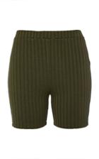Maggie Marilyn Long Story Short Ribbed Shorts Size: Xs