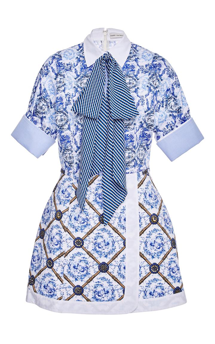 Mary Katrantzou Hayward Neck Tie Dress