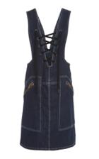 Tomas Maier Lace Front Bib Dress