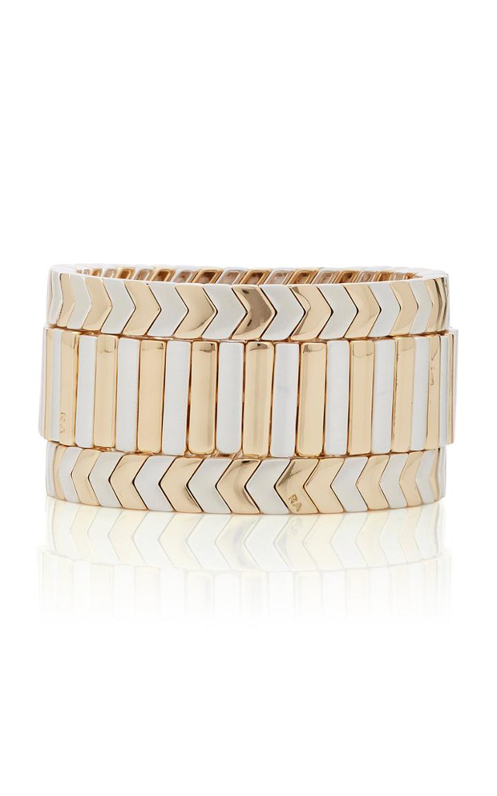 Roxanne Assoulin Set-of-three Jacquard Stretch Bracelets