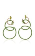 Bea Bongiasca Double Curl Vine Earrings