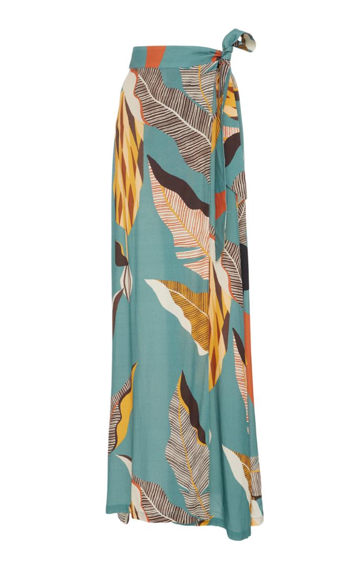 Adriana Degreas Bahiana Pareo Maxi Wrap Skirt