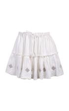 Innika Choo Milk Tassel And Ruffle Skirt