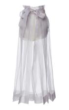 Mame Kurogouchi Sheer Wide Leg Silk Pants