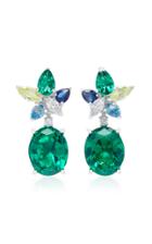 Anabela Chan M'o Exclusive Emerald Lily Earrings