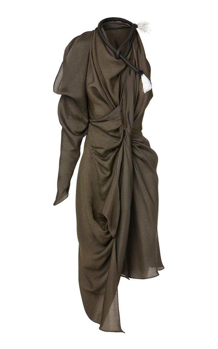 Moda Operandi Maticevski Enduring Draped Twill Dress