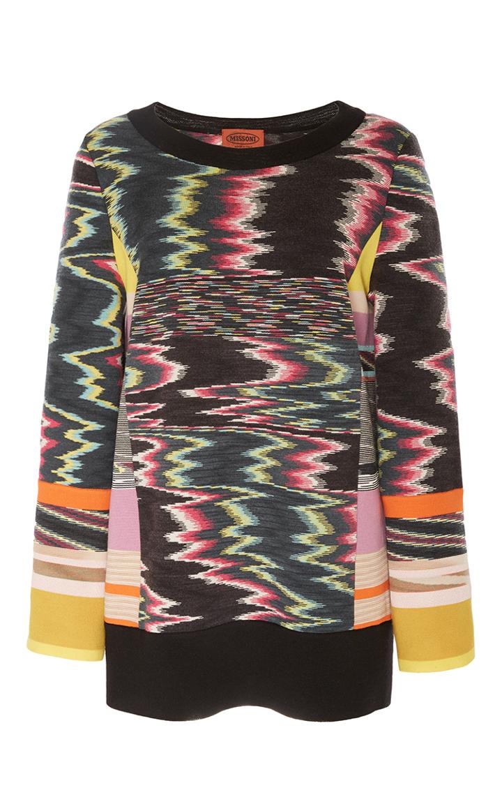 Missoni Flamed Wool Shift Dress