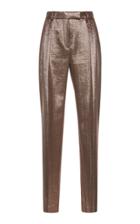 Alberta Ferretti Silk Lame Trouser