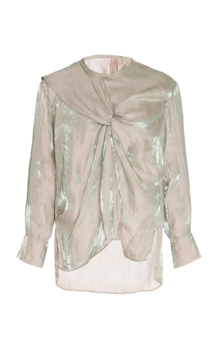 Moda Operandi Tre By Natalie Ratabesi The Opal Draped Lurex Top Size: 0