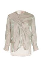 Moda Operandi Tre By Natalie Ratabesi The Opal Draped Lurex Top Size: 0