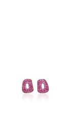 Mattioli Puzzle Earrings With Pink Sapphires