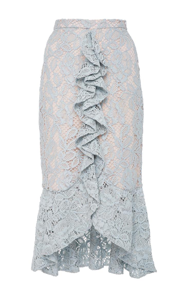 Alexis Marcello Ruffled Lace Skirt