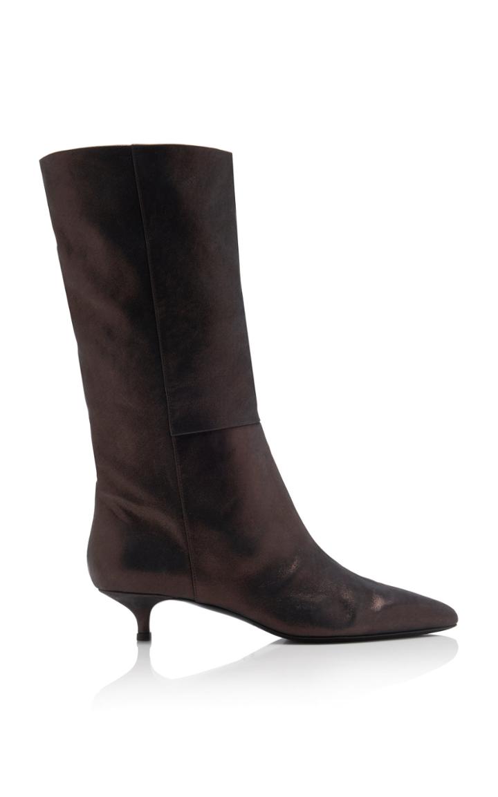 Zimmermann Metallic Leather Boots