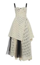 Moda Operandi Dolce & Gabbana Asymmetric Knit-tulle Dress