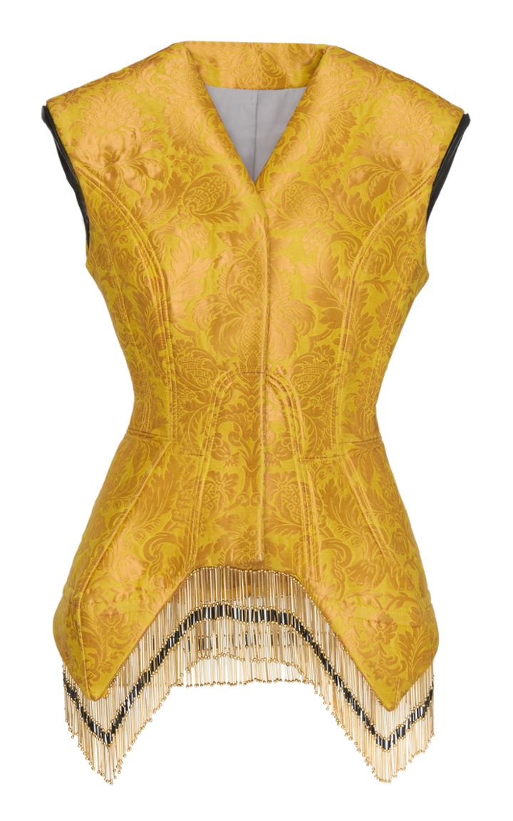Mary Katrantzou Gerrit Gilet Embroidered Damask