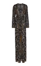 Dundas Bead Embroidered V-neck Caftan