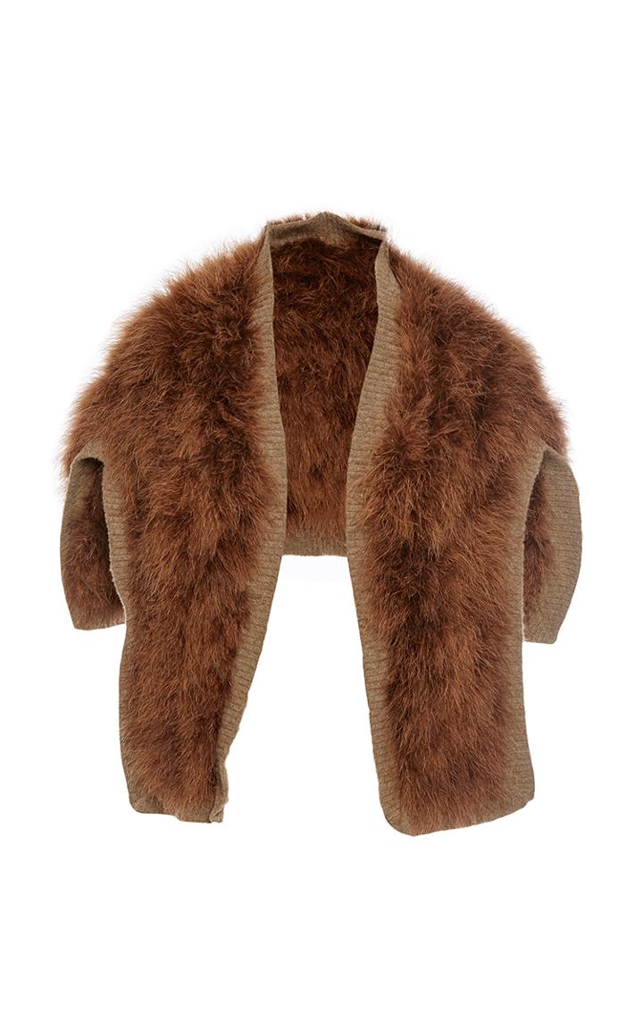 Sonia Rykiel Marabout Fur Half-sweater