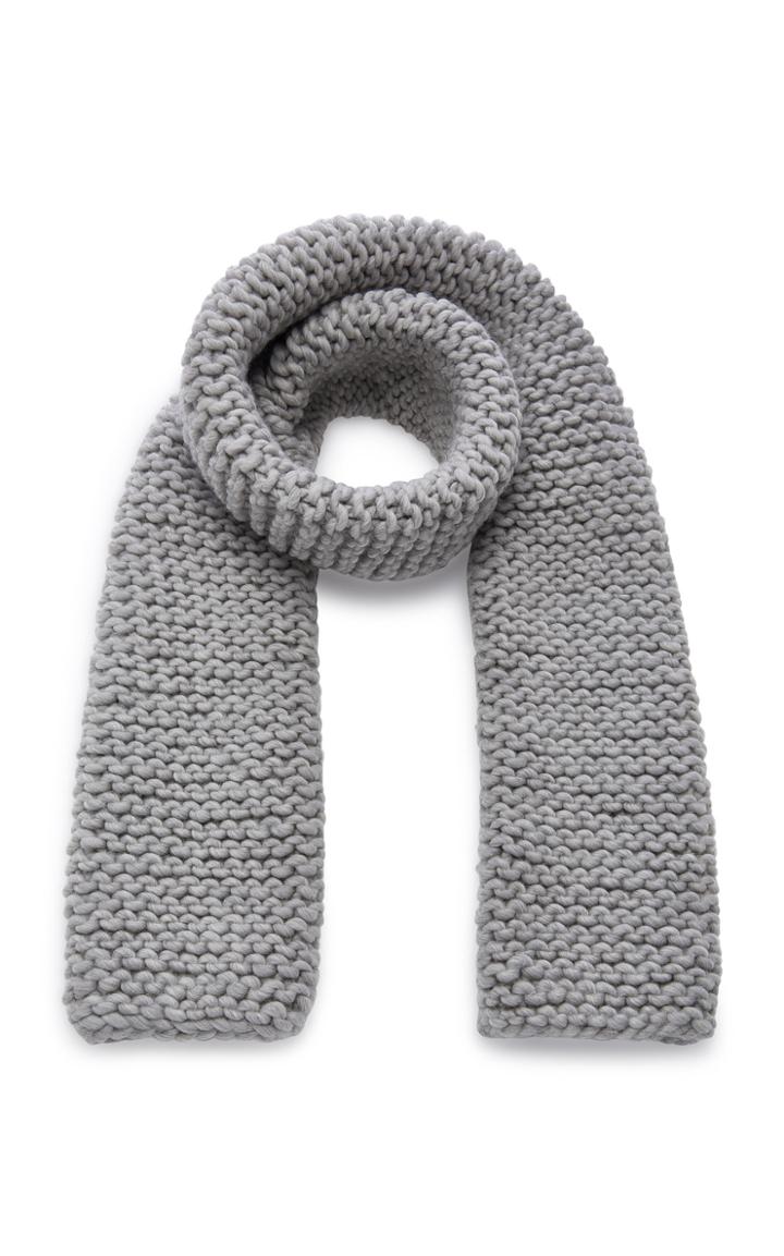 I Love Mr. Mittens Billie Oversized Crochet-knit Wool Scarf