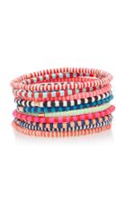Roxanne Assoulin Happy Stripes Set-of-ten Enamel Bracelets