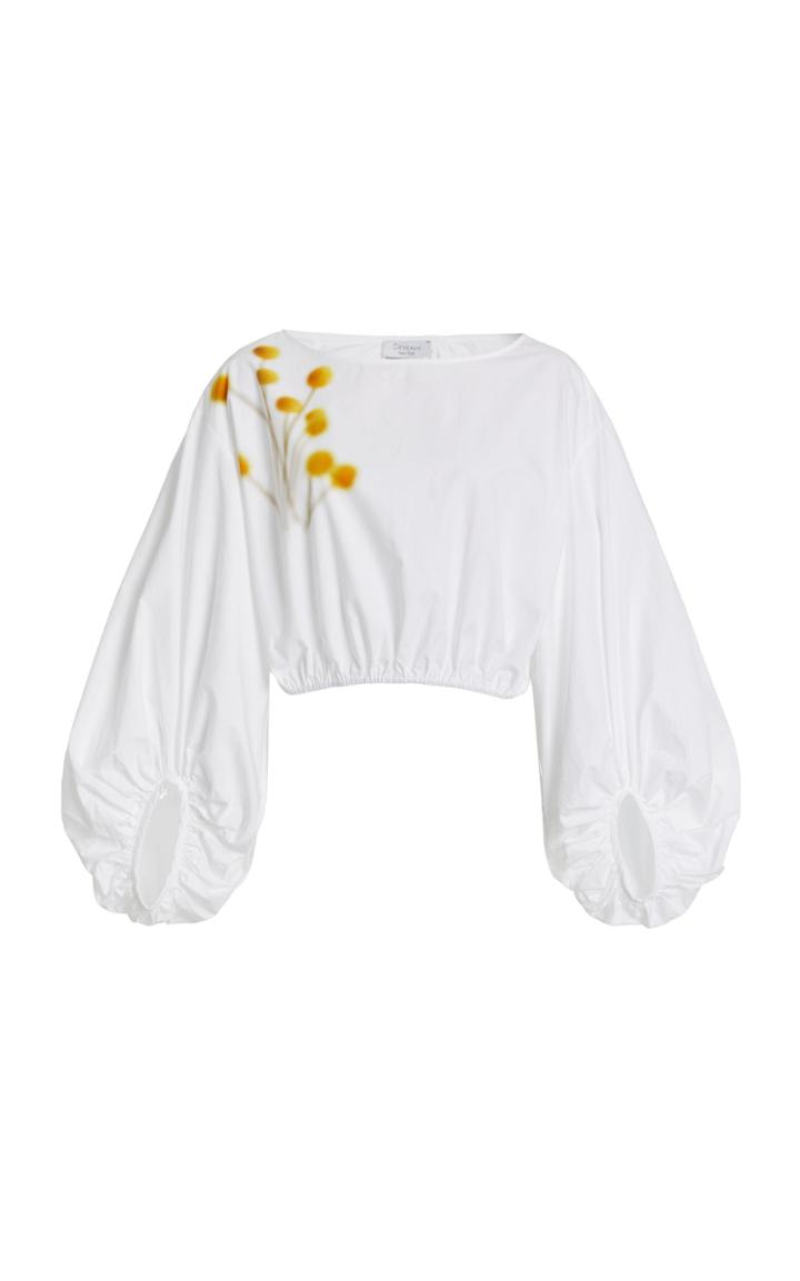 Moda Operandi Deveaux Selena Floral Cotton Top
