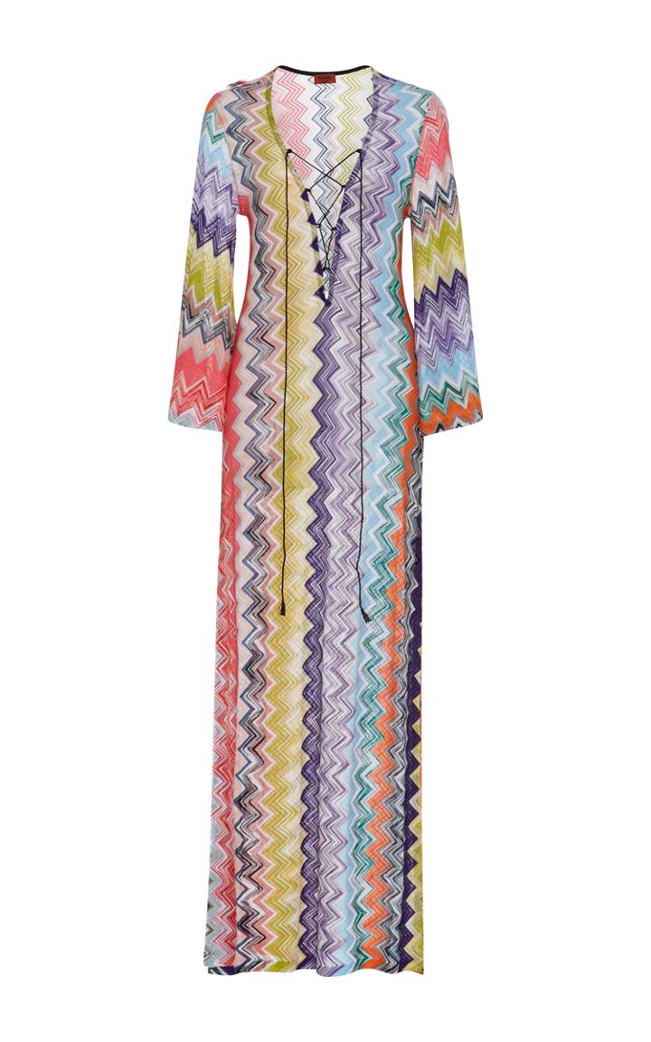 Missoni Mare Lace Up Maxi Dress