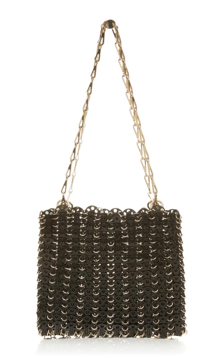Moda Operandi Paco Rabanne 1969 Onyx Chain Link Brass Shoulder Bag