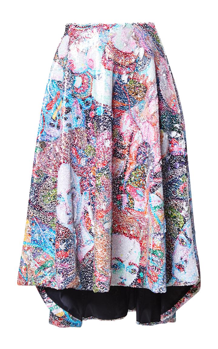 Romance Was Born Protagonist Sequin Midi Skirt