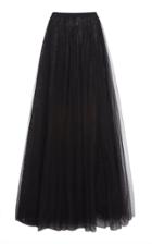 Rochas High Waist Tulle Skirt