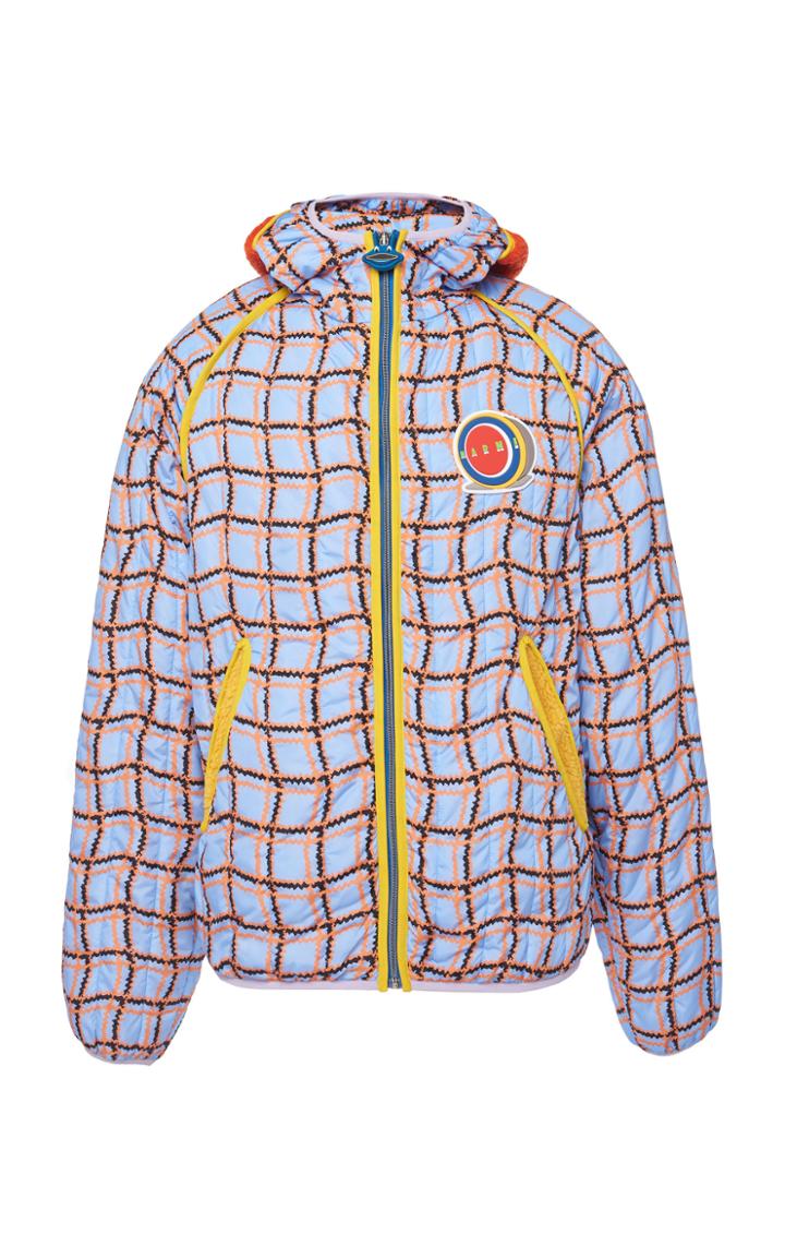 Marni Printed Patchwork Hooded Jacket