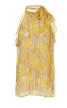 Moda Operandi Veronica Beard Dali Floral-printed Silk Top Size: 00